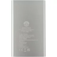   Powerbank 4000 mAh, 10 W, USB-A, USB-C, 2410E23120, Everestus, 11 x 1 x 6.8 cm, Aluminiu, Argintiu