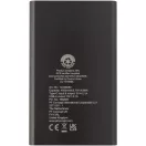 Powerbank 4000 mAh, 10 W, USB-A, USB-C, 2410E23121, Everestus, 11 x 1 x 6.8 cm, Aluminiu, Gri titanium