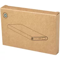   Powerbank 4000 mAh, 10 W, USB-A, USB-C, 2410E23122, Everestus, 11 x 1 x 6.8 cm, Aluminiu, Negru