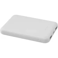   Powerbank 5000 mAh, 10 W, USB-A, USB-C, 2410E23075, Everestus, 9 x 1.4 x 6.3 cm, ABS, Alb