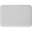 Powerbank 5000 mAh, 10 W, USB-A, USB-C, 2410E23075, Everestus, 9 x 1.4 x 6.3 cm, ABS, Alb