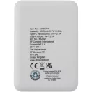 Powerbank 5000 mAh, 10 W, USB-A, USB-C, 2410E23075, Everestus, 9 x 1.4 x 6.3 cm, ABS, Alb