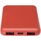 Baterie externa 5000 mAh, 10 W, USB-C, USB-A, 2509E14462, Everestus, 9x1.4x6.3 cm, ABS, Portocaliu