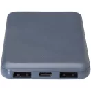Baterie externa 5000 mAh, 10 W, USB-C, USB-A, 2509E14463, Everestus, 9x1.4x6.3 cm, ABS, Albastru hale
