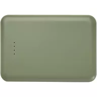   Baterie externa 5000 mAh, 10 W, USB-C, USB-A, 2509E14464, Everestus, 9x1.4x6.3 cm, ABS, Verde heather