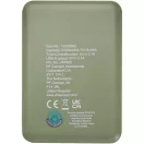 Baterie externa 5000 mAh, 10 W, USB-C, USB-A, 2509E14464, Everestus, 9x1.4x6.3 cm, ABS, Verde heather
