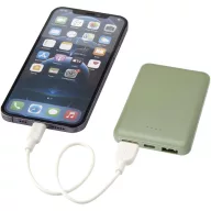   Baterie externa 5000 mAh, 10 W, USB-C, USB-A, 2509E14464, Everestus, 9x1.4x6.3 cm, ABS, Verde heather