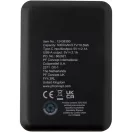Powerbank 5000 mAh, 10 W, USB-A, USB-C, 2410E23076, Everestus, 9 x 1.4 x 6.3 cm, ABS, Negru