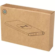   Powerbank 4000 mAh, 10 W, Wireless, USB-A, USB-C, 2410E23101, Everestus, 12 x 1 x 6.8 cm, Aluminiu, Argintiu