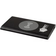   Powerbank 4000 mAh, 10 W, Wireless, USB-A, USB-C, 2410E23102, Everestus, 12 x 1 x 6.8 cm, Aluminiu, Negru