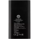 Powerbank 4000 mAh, 10 W, Wireless, USB-A, USB-C, 2410E23102, Everestus, 12 x 1 x 6.8 cm, Aluminiu, Negru