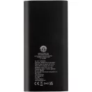 Powerbank 8000 mAh, 10 W, Wireless, USB-A, USB-C, 2410E23106, Everestus, 15 x 1.2 x 7.4 cm, Aluminiu, Negru