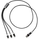 Cablu de incarcare, 2410E22312, Everestus, 104 x 0.7 x 1.6 cm, Aluminiu, Negru