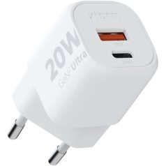   Adaptor priza pentru calatorii, 2410E23247, Xtorm, 6.8 x 3.2 x 3.1 cm, ABS, Alb