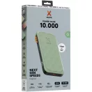 Powerbank 10000 mAh, 20 W, USB-C, USB-A, 2410E23159, Xtorm, 13.6 x 1.5 x 7.1 cm, ABS, Verde sage