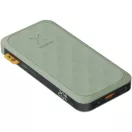 Powerbank 10000 mAh, 20 W, USB-C, USB-A, 2410E23159, Xtorm, 13.6 x 1.5 x 7.1 cm, ABS, Verde sage