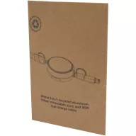   Cablu de incarcare 5-in-1, 2502E14447, Everestus, 150 x ⌀0.8 cm, Aluminiu, ABS, Rosu