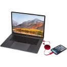 Cablu de incarcare 5-in-1, 2502E14447, Everestus, 150 x ⌀0.8 cm, Aluminiu, ABS, Rosu