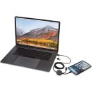 Cablu de incarcare 5-in-1, 2502E14486, Everestus, 150 x 0.8 x ⌀3.5 cm, ABS, Negru