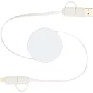 Cablu de incarcare 5-in-1, 2502E14489, Everestus, 90 x 1.3 x ⌀5.4 cm, ABS, Alb
