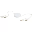 Cablu de incarcare 5-in-1, 2502E14489, Everestus, 90 x 1.3 x ⌀5.4 cm, ABS, Alb
