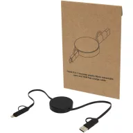   Cablu de incarcare 5-in-1, 2502E14490, Everestus, 90 x 1.3 x ⌀5.4 cm, ABS, Negru