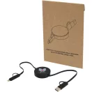 Cablu de incarcare 5-in-1, 2502E14490, Everestus, 90 x 1.3 x ⌀5.4 cm, ABS, Negru