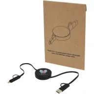   Cablu de incarcare 5-in-1, 2502E14490, Everestus, 90 x 1.3 x ⌀5.4 cm, ABS, Negru
