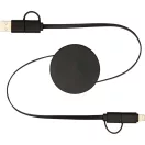 Cablu de incarcare 5-in-1, 2502E14490, Everestus, 90 x 1.3 x ⌀5.4 cm, ABS, Negru