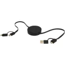 Cablu de incarcare 5-in-1, 2502E14490, Everestus, 90 x 1.3 x ⌀5.4 cm, ABS, Negru