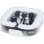 Casti audio, In ear, cu fir, 2502E14989, Everestus, 7.2 x 1.9 x 7.1 cm, ABS, Negru