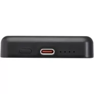   Baterie externa 5000 mAh, 15 W, USB-C, 2509E14414, Everestus, 9.6x1.4x6.4 cm, ABS, Negru