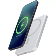   Powerbank Everestus, 2610E17995, 5000 mAh, 10.4x1x7 cm, Aluminiu, Argintiu