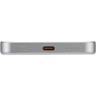   Powerbank Everestus, 2610E17995, 5000 mAh, 10.4x1x7 cm, Aluminiu, Argintiu