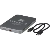   Powerbank Everestus, 2610E17996, 5000 mAh, 10.4x1x7 cm, Aluminiu, Gri Gun Metal