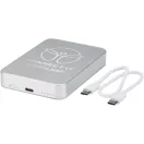Powerbank Everestus, 2610E17993, 10000 mAh, 10.4x1.6x7 cm, Aluminiu, Argintiu
