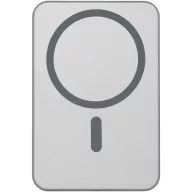   Powerbank Everestus, 2610E17993, 10000 mAh, 10.4x1.6x7 cm, Aluminiu, Argintiu
