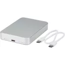 Powerbank Everestus, 2610E17993, 10000 mAh, 10.4x1.6x7 cm, Aluminiu, Argintiu