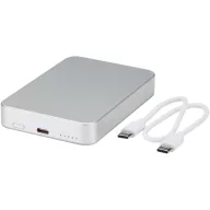   Powerbank Everestus, 2610E17993, 10000 mAh, 10.4x1.6x7 cm, Aluminiu, Argintiu