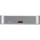 Powerbank Everestus, 2610E17993, 10000 mAh, 10.4x1.6x7 cm, Aluminiu, Argintiu