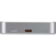   Powerbank Everestus, 2610E17993, 10000 mAh, 10.4x1.6x7 cm, Aluminiu, Argintiu