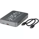Powerbank Everestus, 2610E17994, 10000 mAh, 10.4x1.6x7 cm, Aluminiu, Gri Gun Metal