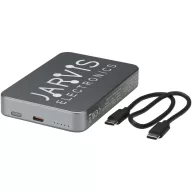   Powerbank Everestus, 2610E17994, 10000 mAh, 10.4x1.6x7 cm, Aluminiu, Gri Gun Metal