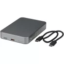 Powerbank Everestus, 2610E17994, 10000 mAh, 10.4x1.6x7 cm, Aluminiu, Gri Gun Metal