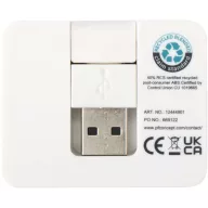   Hub usb 4 porturi, 2509E14640, Everestus, 5.3x1.1x4.3 cm, ABS, Alb