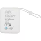 Baterie externa 10000 mAh, 35 W, USB-C, 2509E14415, Everestus, 8.7x2.6x6.6 cm, ABS, Alb