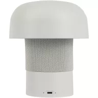   Boxa portabila, 2200 mAh, 10 W, 2509E14741, Kooduu, 13.7x16.2x13.7 cm, Otel, Plastic, Alb