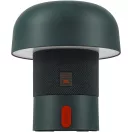 Boxa portabila, 2200 mAh, 10 W, 2509E14743, Kooduu, 13.7x16.2x13.7 cm, Otel, Plastic, Albastru aquamarine