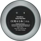 Boxa portabila, 2200 mAh, 10 W, 2509E14743, Kooduu, 13.7x16.2x13.7 cm, Otel, Plastic, Albastru aquamarine