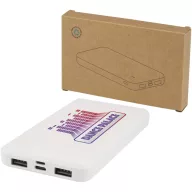   Baterie externa 10000 mAh, 10 W, USB-C, USB-A, 2509E14696, Everestus, 13.5x1.4x6.5 cm, ABS, Alb